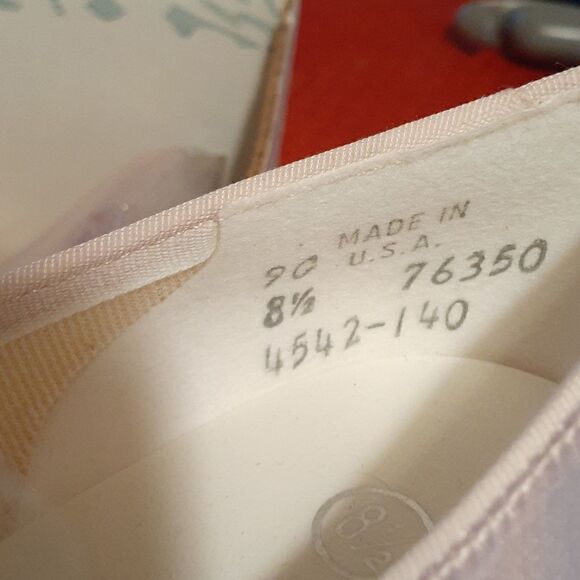 Vintage 1999 Dyeables by Highlights Women's Shoes In Winter Melon - Picture 3 of 6